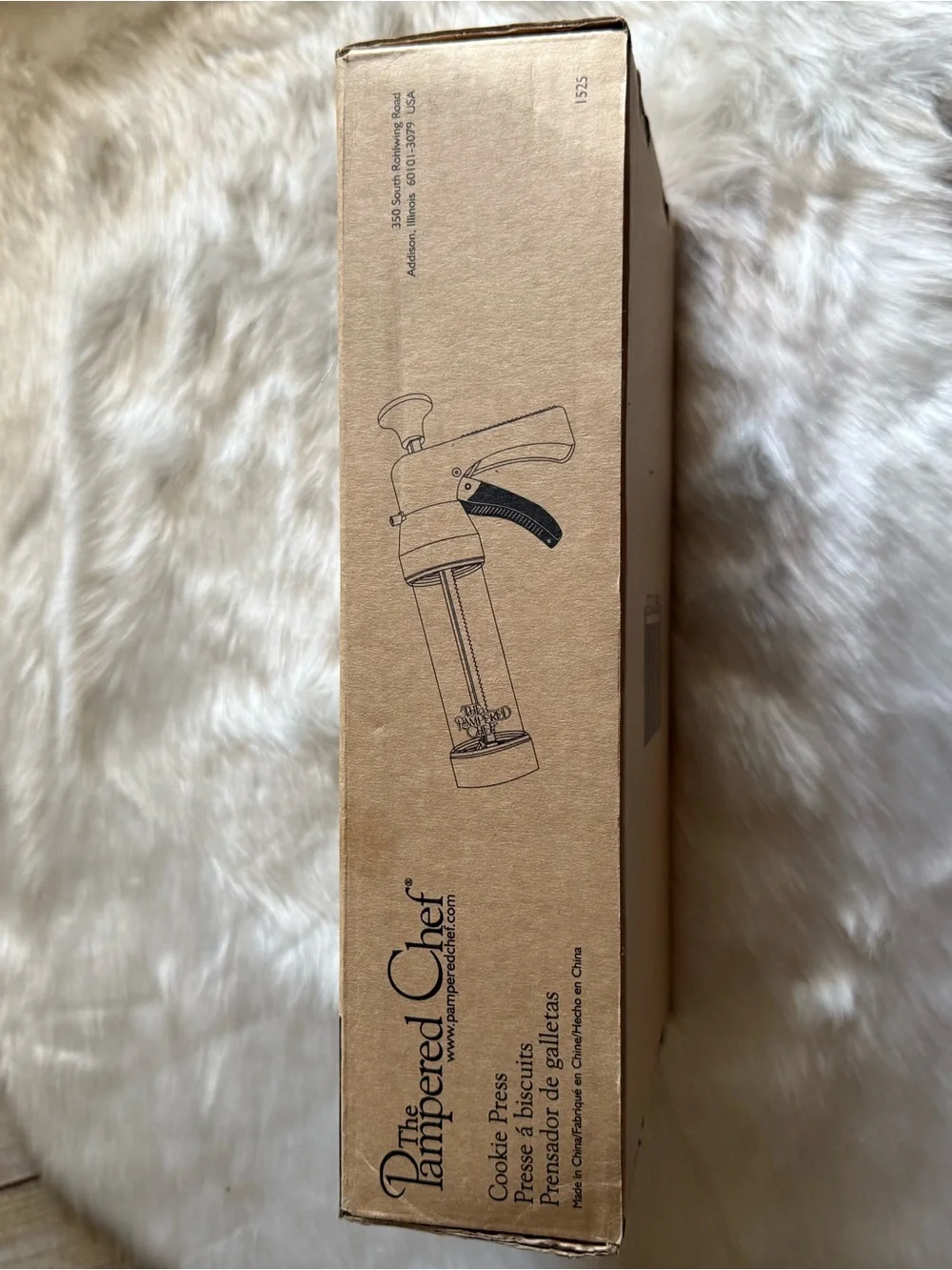 The Pampered Chef Cookie Press in Brown Kraft Packaging - The Pampered Chef